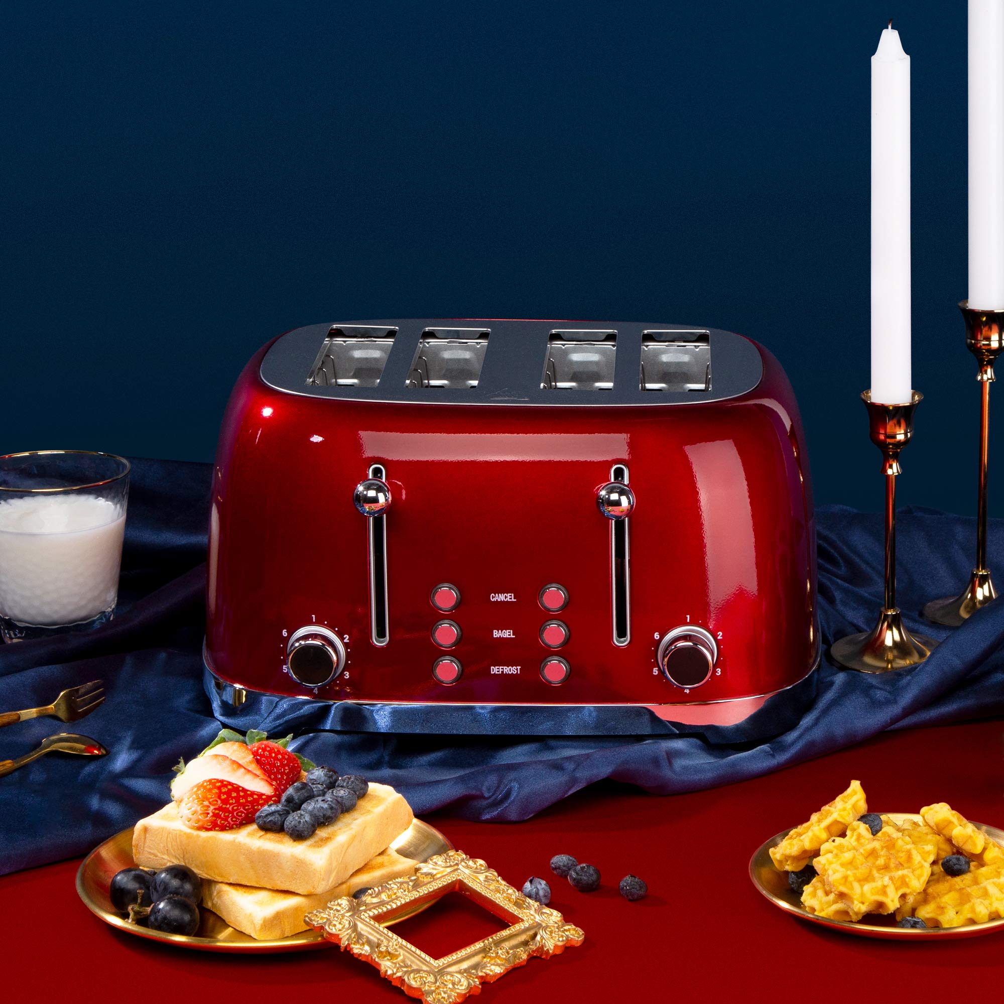 Roter Mond 360° baking mode ensures even toasting on all sides