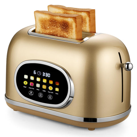 Roter Mond toaster with smart touchscreen front view for precise browning