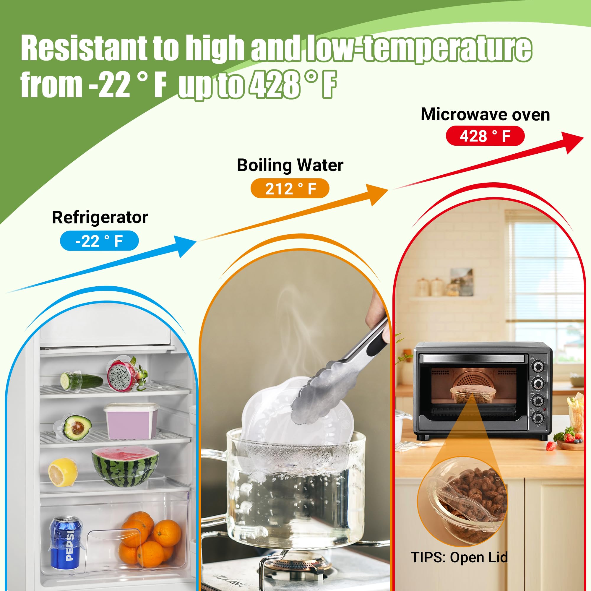 ROTTOGOON rectangle 8x6-inch lid fits bigger storage trays securely.