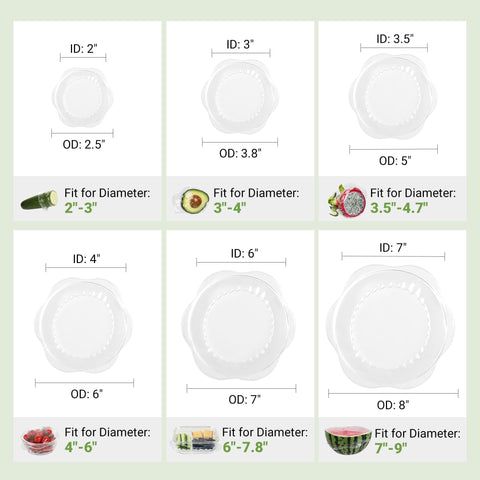 ROTTOGOON 4-inch round lid seals small bowls securely.