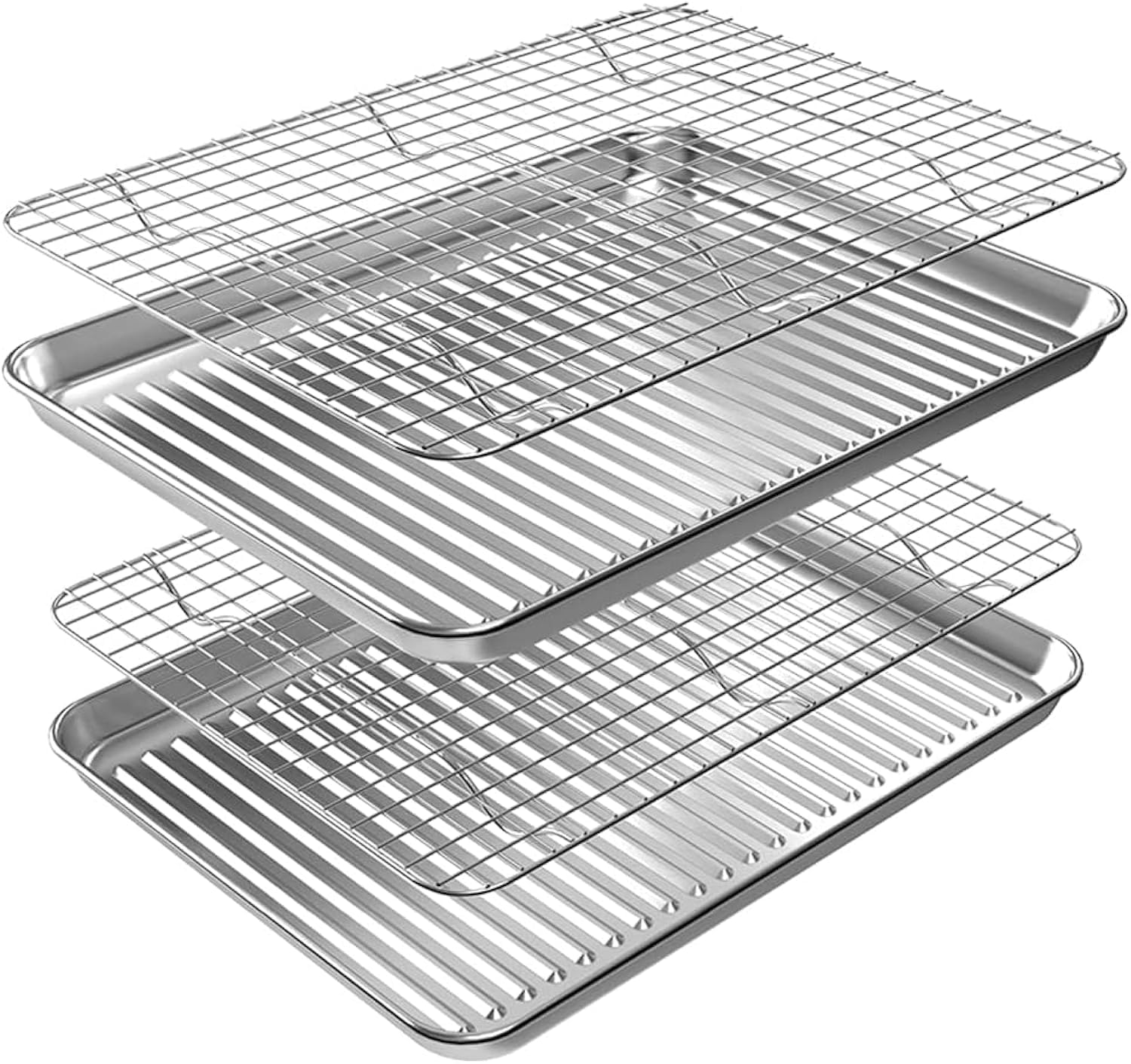 Rottay baking sheet with corrugated bottom for even baking and easy release
