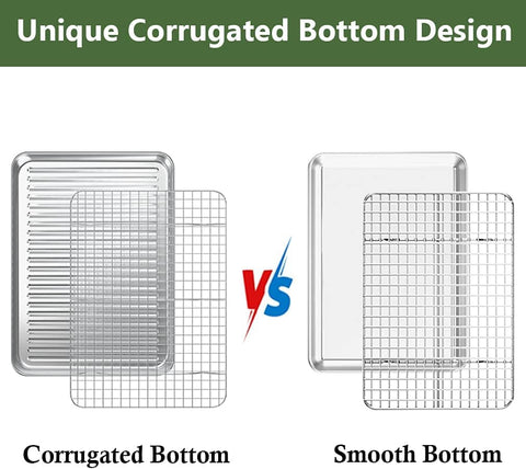 Rottay rolled-edge pan provides warp resistance for lasting durability.