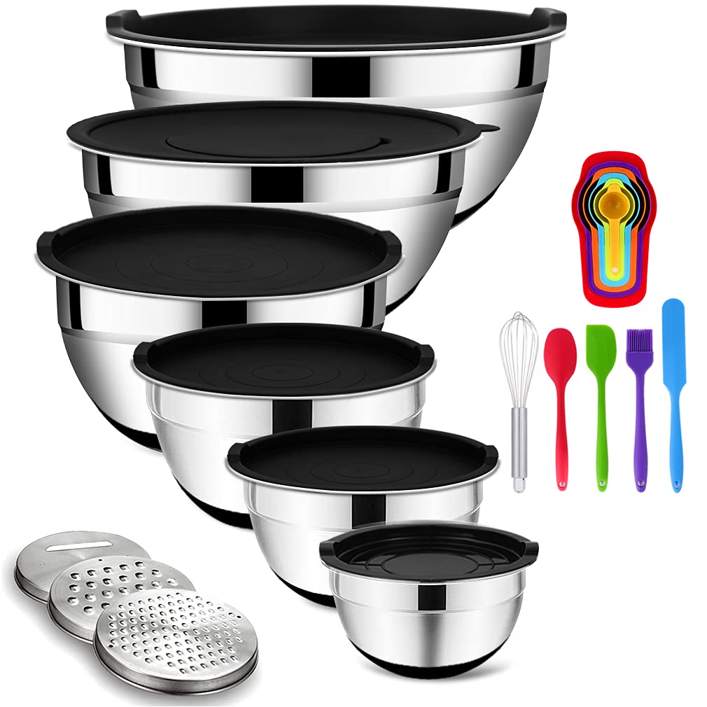 Rottay 7qt mixing bowl with lid for organized prep and storage