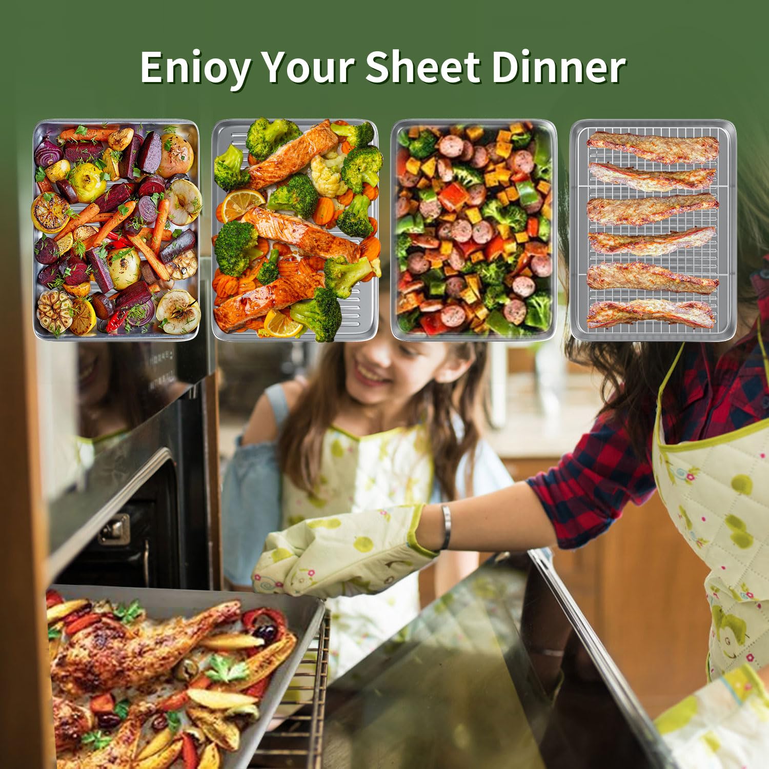 Rottay bakeware compatible with ovens, toaster ovens, and some air fryers for versatility.