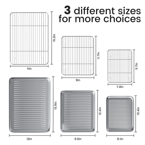 Rottay stainless steel baking pan with smooth polished surface for durability and warp resistance.
