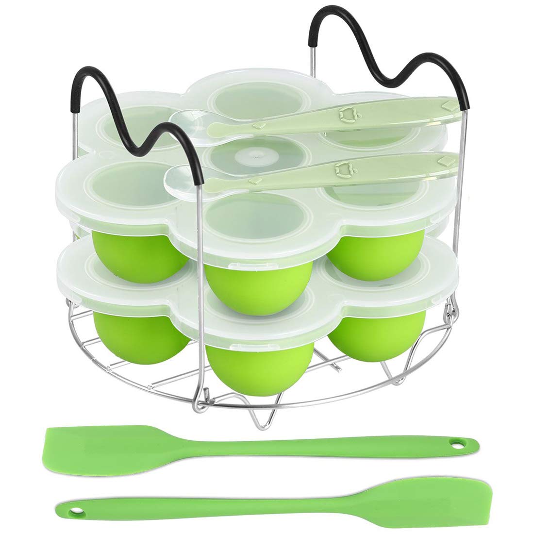 ROTTAY steamer rack with heat-resistant handles for easy lifting in Instant Pot