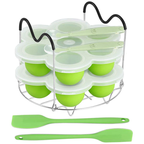 ROTTAY steamer rack with heat-resistant handles for easy lifting in Instant Pot