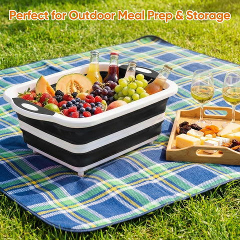 ROTTOGOON tub is dishwasher safe for easy cleanup after outdoor meals
