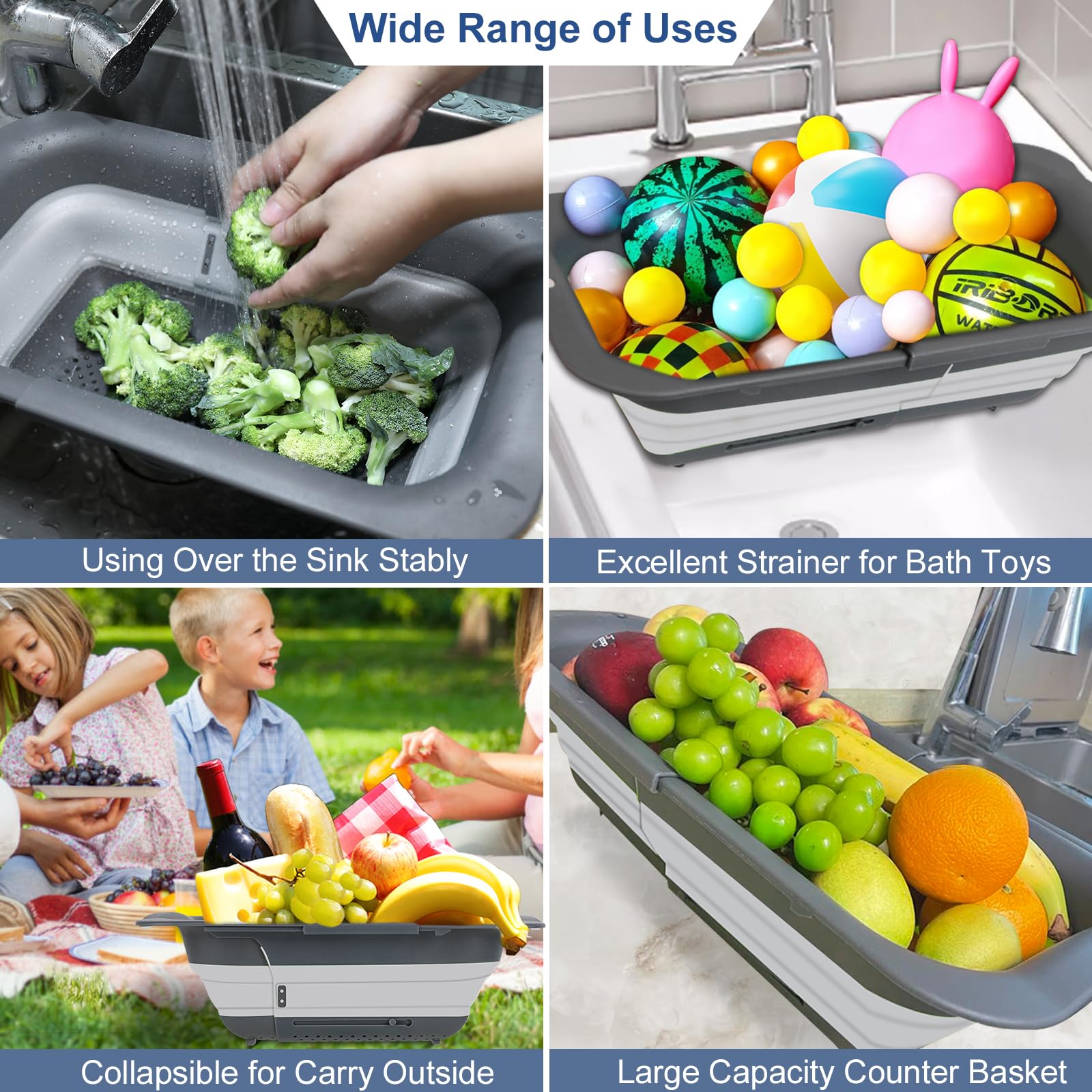 ROTTOGOON BPA-free silicone construction is safe for fruits and vegetables