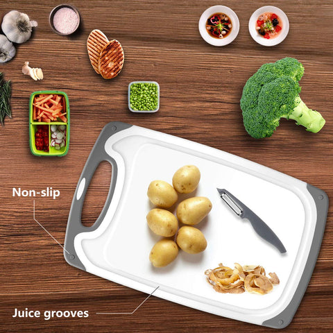 ROTTOGOON cutting board medium grey for versatile veg prep