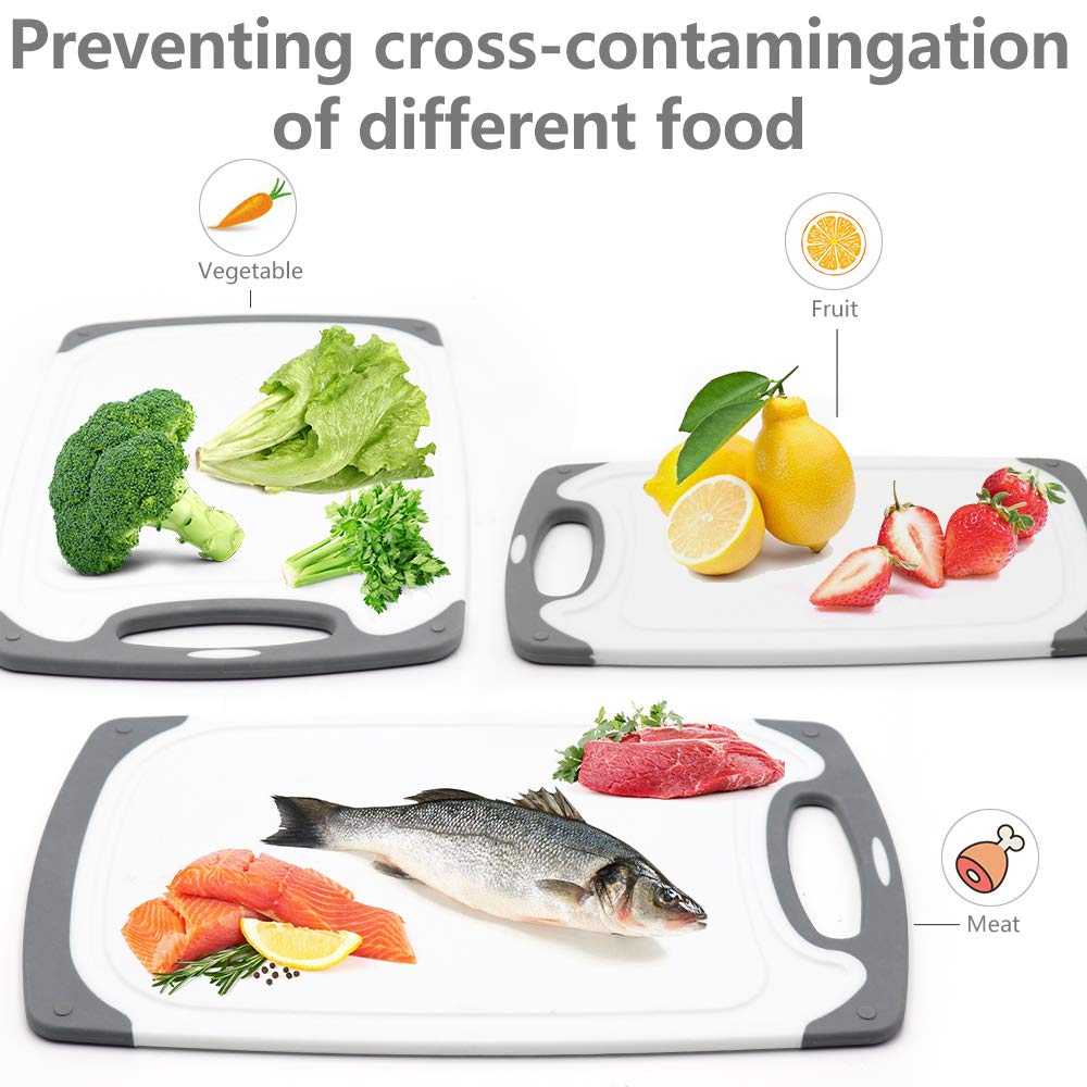ROTTOGOON cutting board small grey ideal for herbs and garnishes