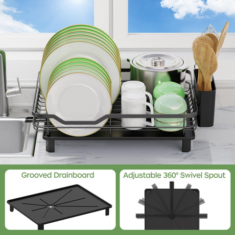 ROTTOGOON sturdy stainless frame resists deformation when loaded with cookware.