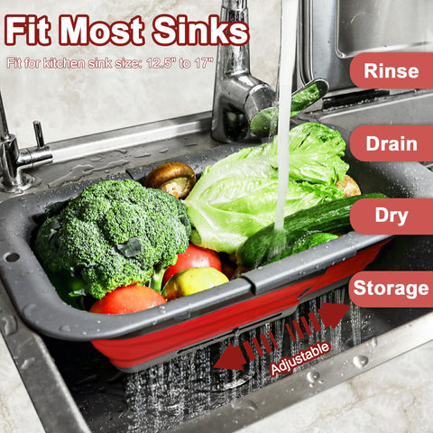 ROTTOGOON large-capacity colander drains quickly and dries cups and small items