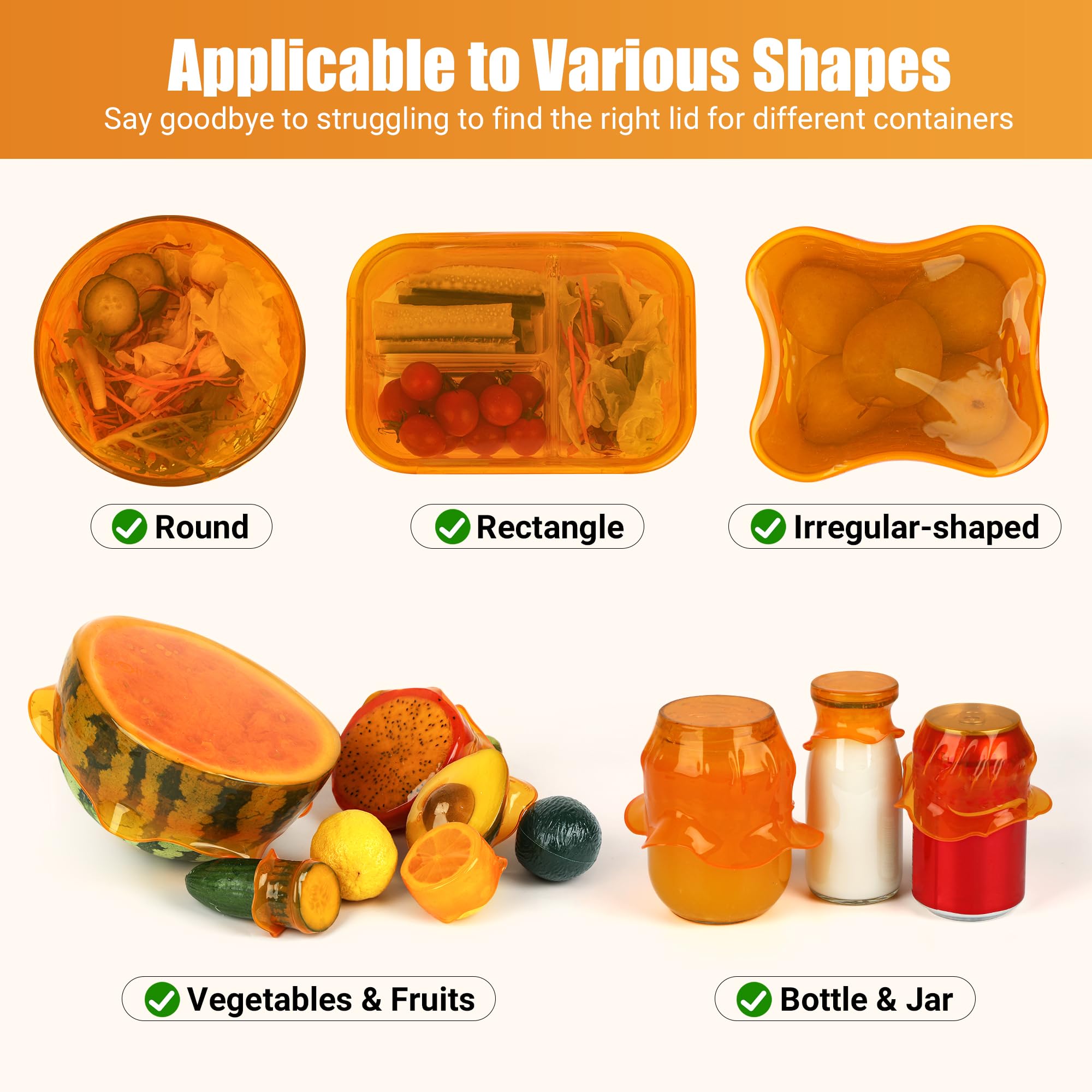 ROTTOGOON lids on cups and jars keep snacks fresh and odors contained