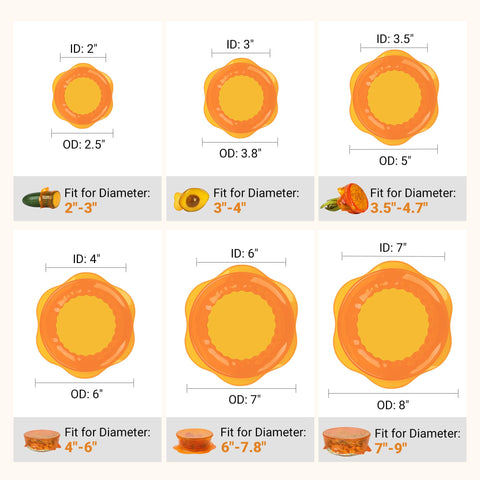 ROTTOGOON silicone stretch lids on rectangular containers save space and prevent spills