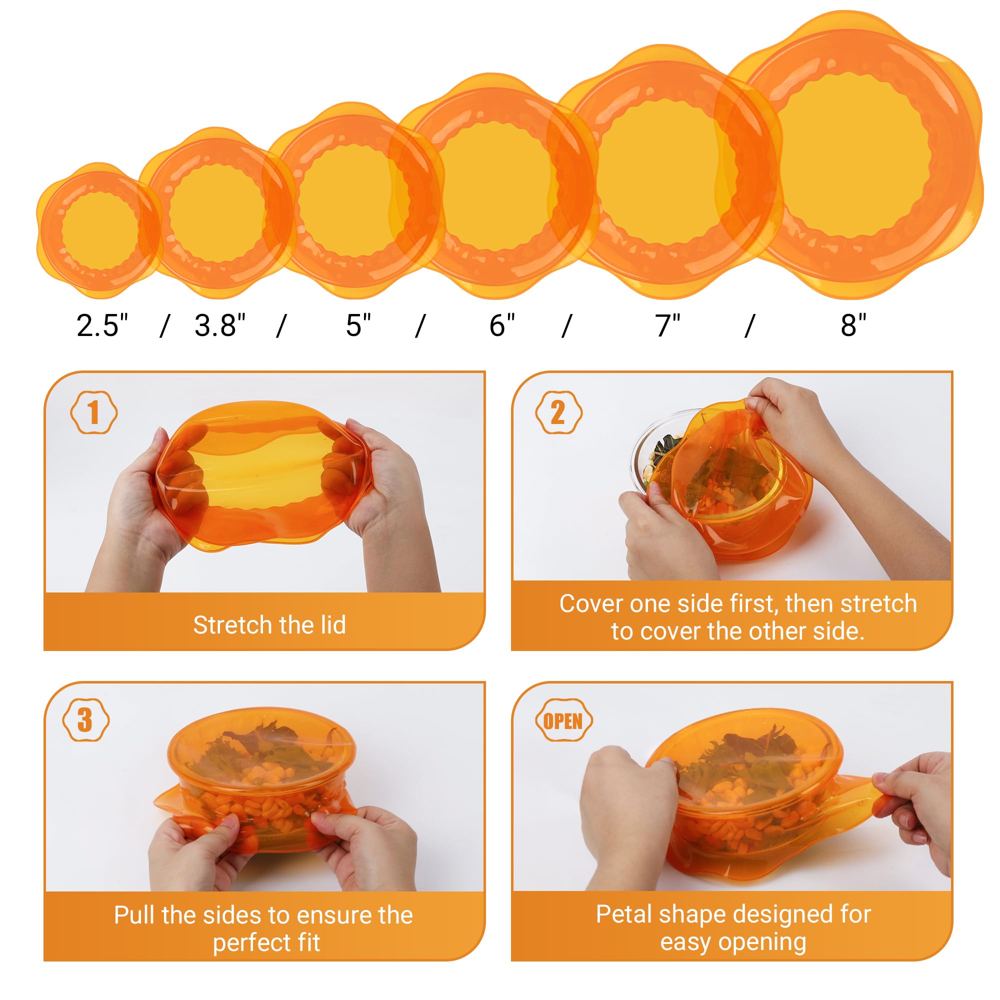 ROTTOGOON sustainable silicone lids reduce single-use waste and protect food freshness
