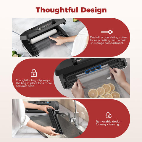 ROUO starter kit includes rolls and pre-cut bags for quick sealing