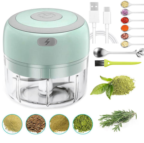 ROVIGO electric herb grinder blades enable precise chopping of herbs and spices.