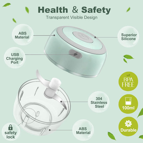 ROVIGO electric herb grinder cup shows progress for controlled grinding.