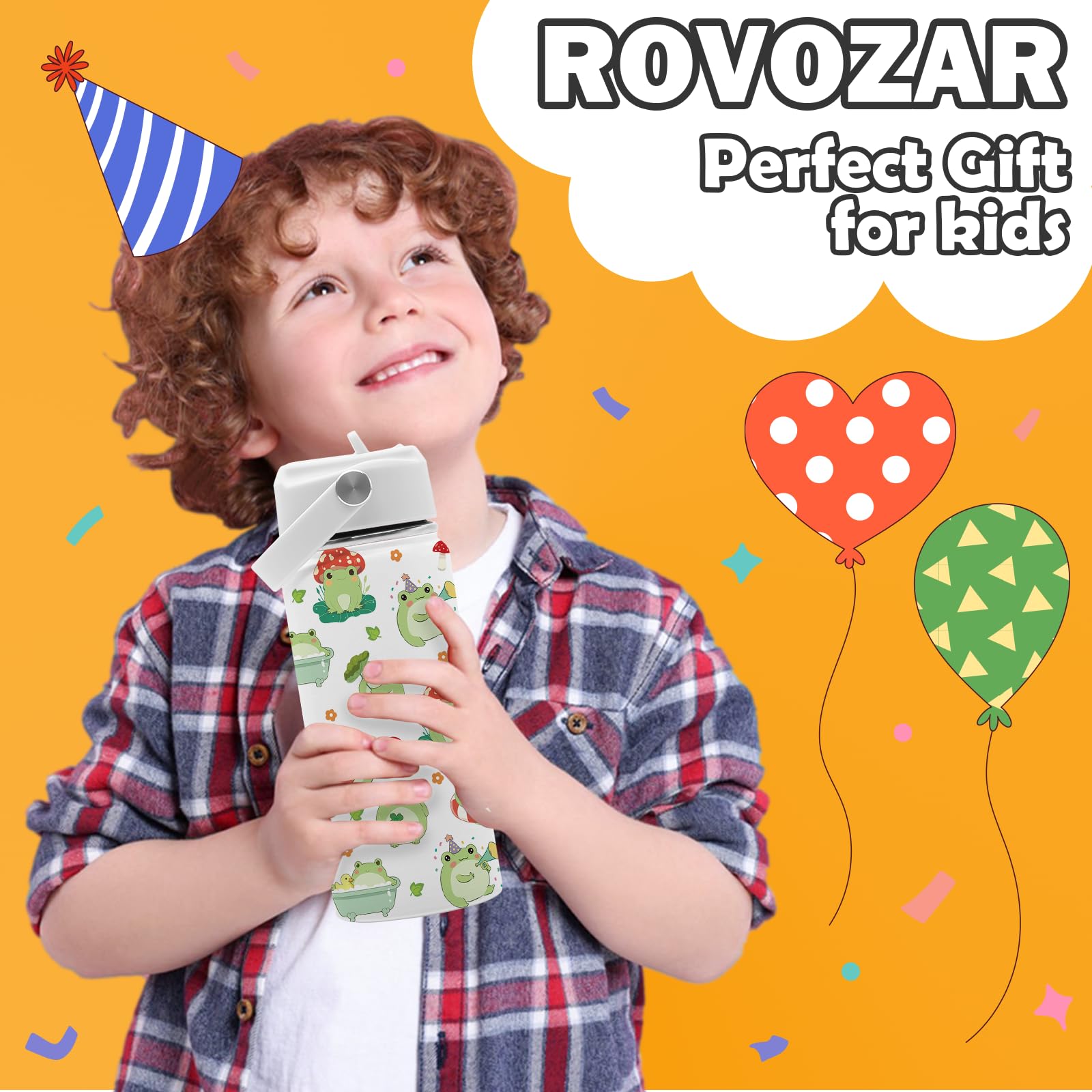 ROVOZAR frog design on white background adds cozy woodland vibes