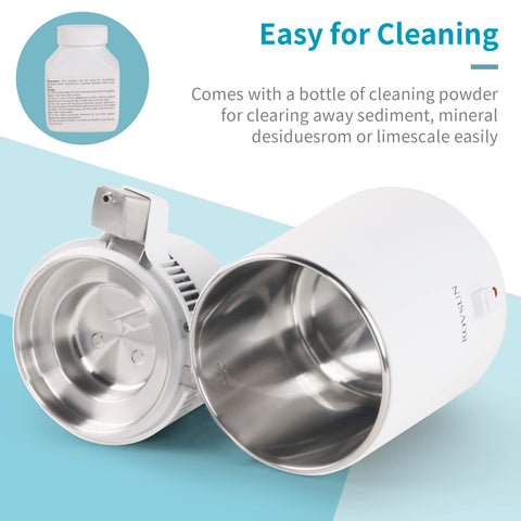 ROVSUN distiller compact design fits kitchen office or lab spaces