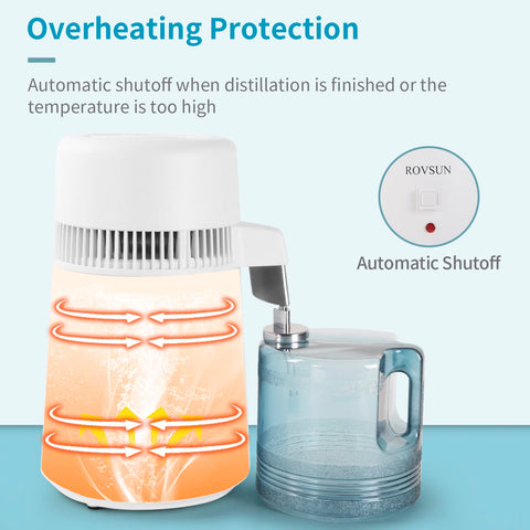 ROVSUN distiller flame-retardant body design enhances safety during operation