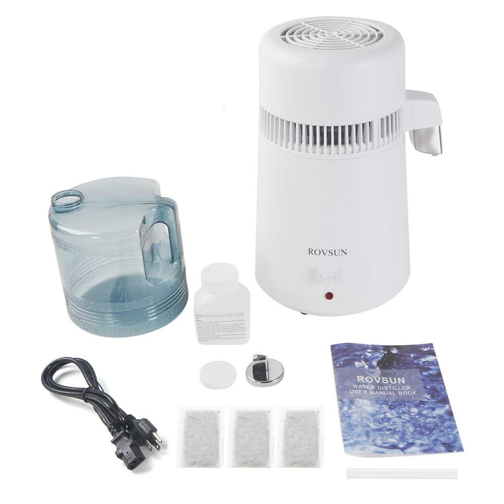 ROVSUN distiller warranty and included accessories add value and peace of mind