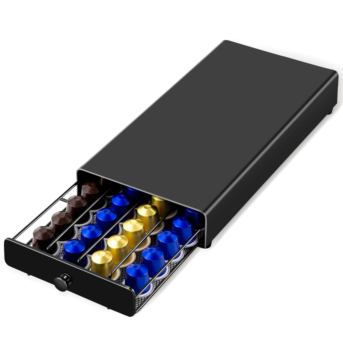 Rowise coffee pod drawer with OriginalLine compatibility keeps capsules neatly organized.