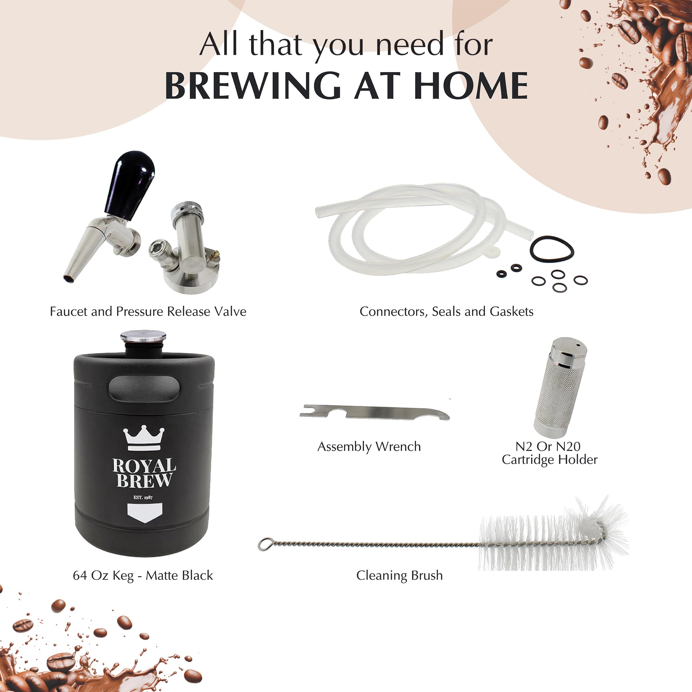 Royal Brew gift-ready Nitro Cold Brew Maker for holiday coffee lovers