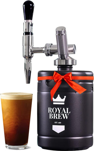 Royal Brew Nitro Cold Brew Maker on kitchen counter for barista-style cold brew at home