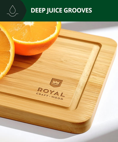 ROYAL CRAFT WOOD charcuterie board set on table for entertaining