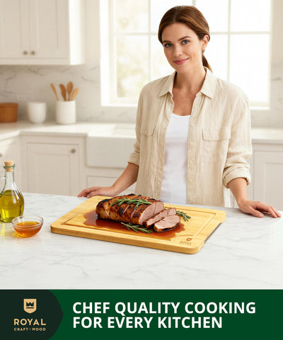 ROYAL CRAFT WOOD eco-friendly bamboo material supports sustainable kitchen gear.