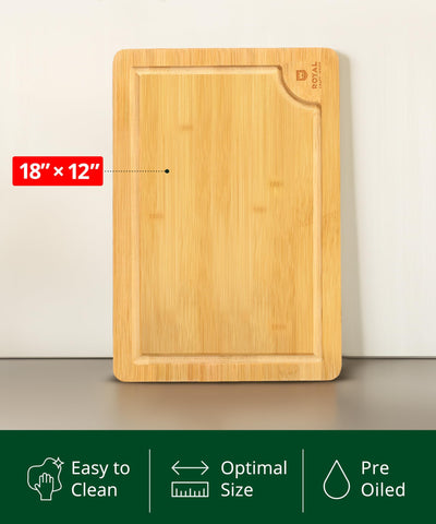 ROYAL CRAFT WOOD surface is knife-friendly, helping preserve sharp blades.