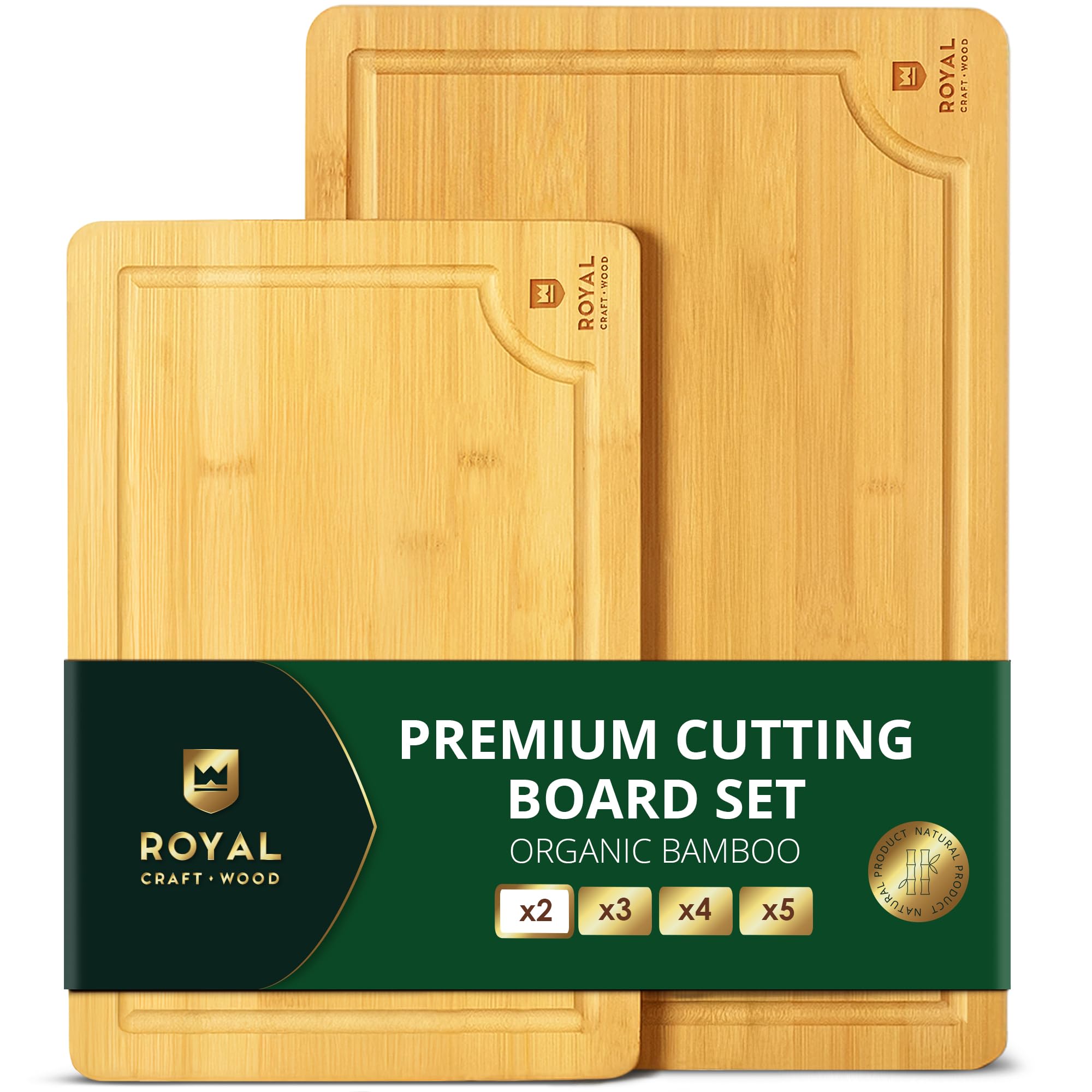 Royal Craft Wood large 15x10 cutting board for versatile meal prep