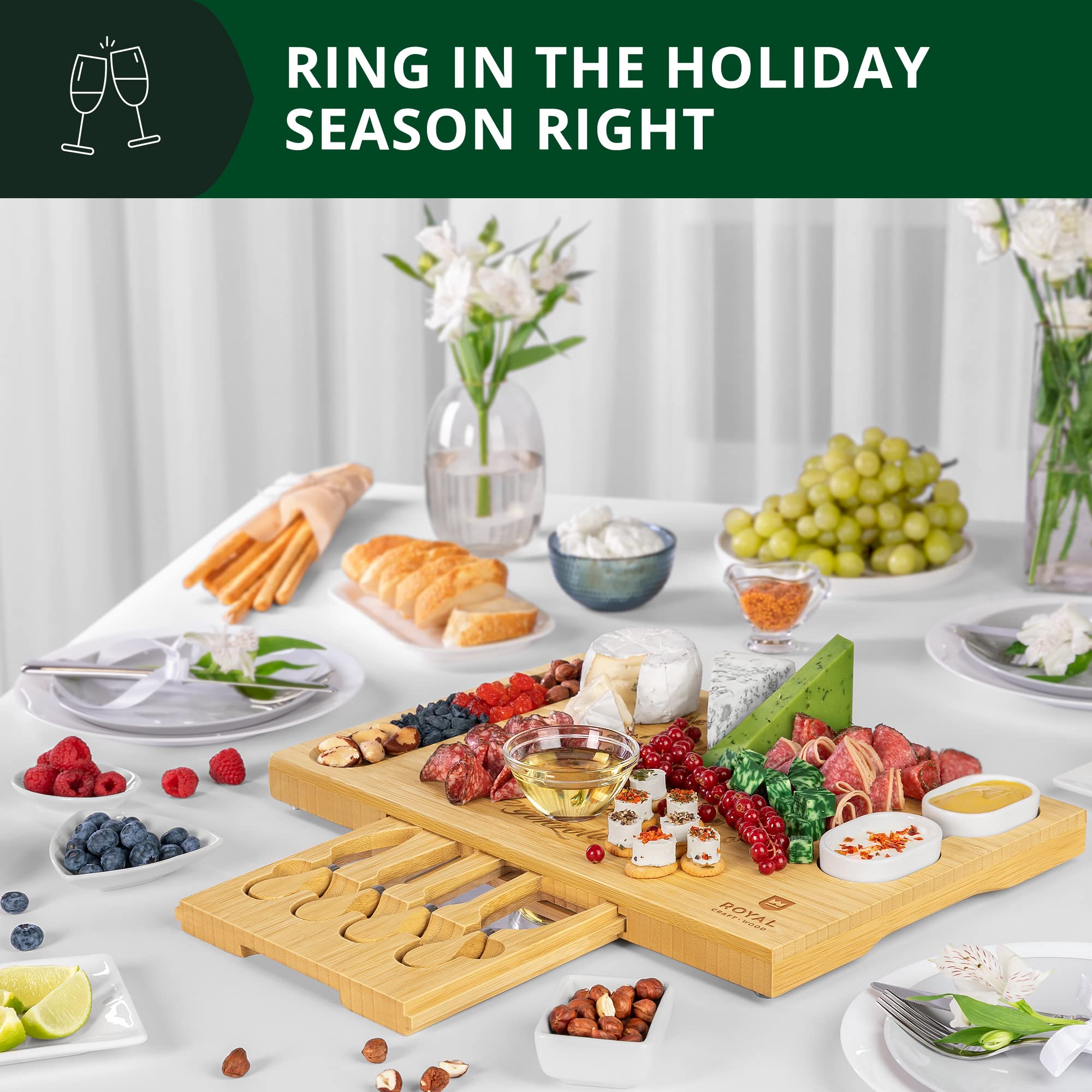 Royal Craft Wood eco-friendly bamboo material suitable for gifting.