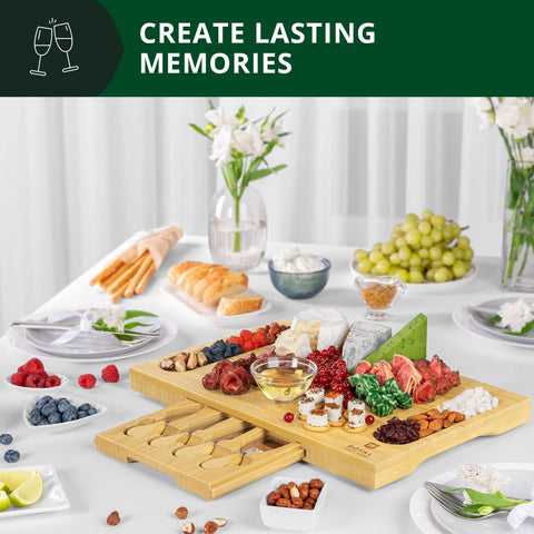 ROYAL CRAFT WOOD includes a 4-piece knife set neatly stored in a secure drawer.