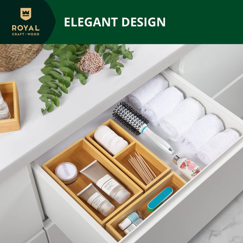 ROYAL CRAFT WOOD stylish bamboo tea chest