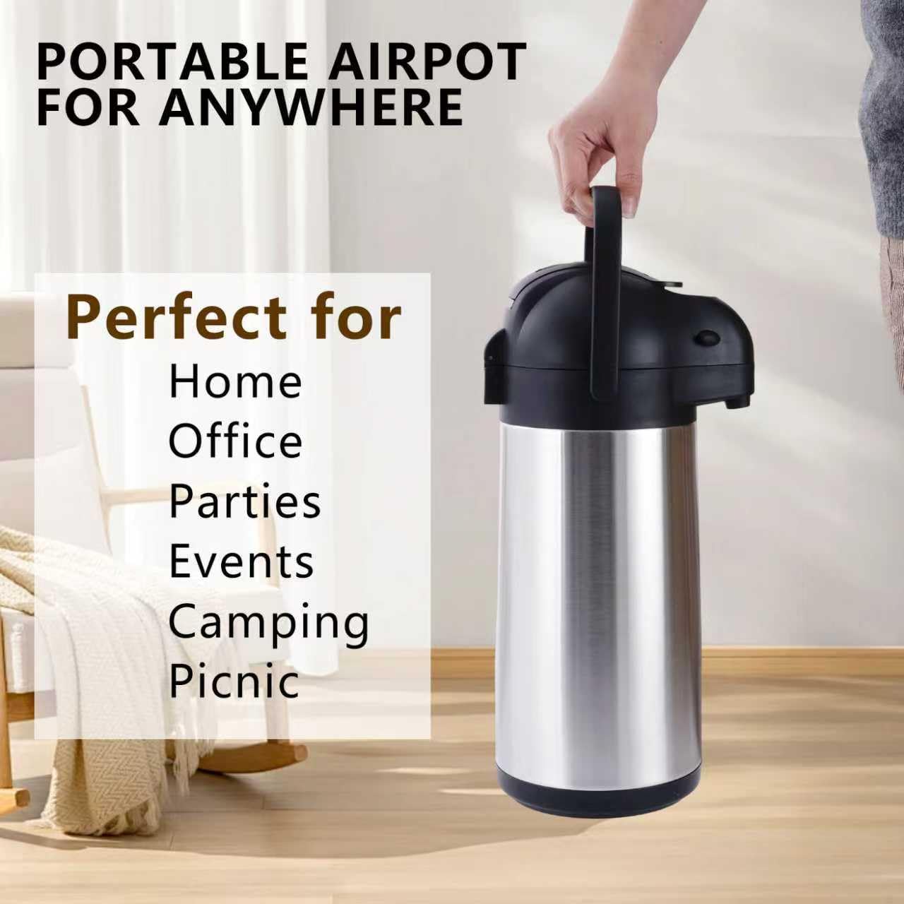 Royal Genuss airpot preserves cold beverages up to 36 hours