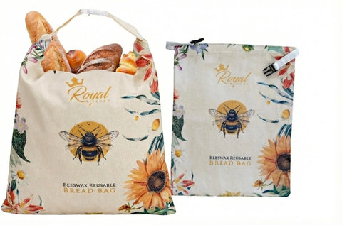 Royal Kitchen gift-ready beeswax bread bag ideal for eco-conscious cooks.