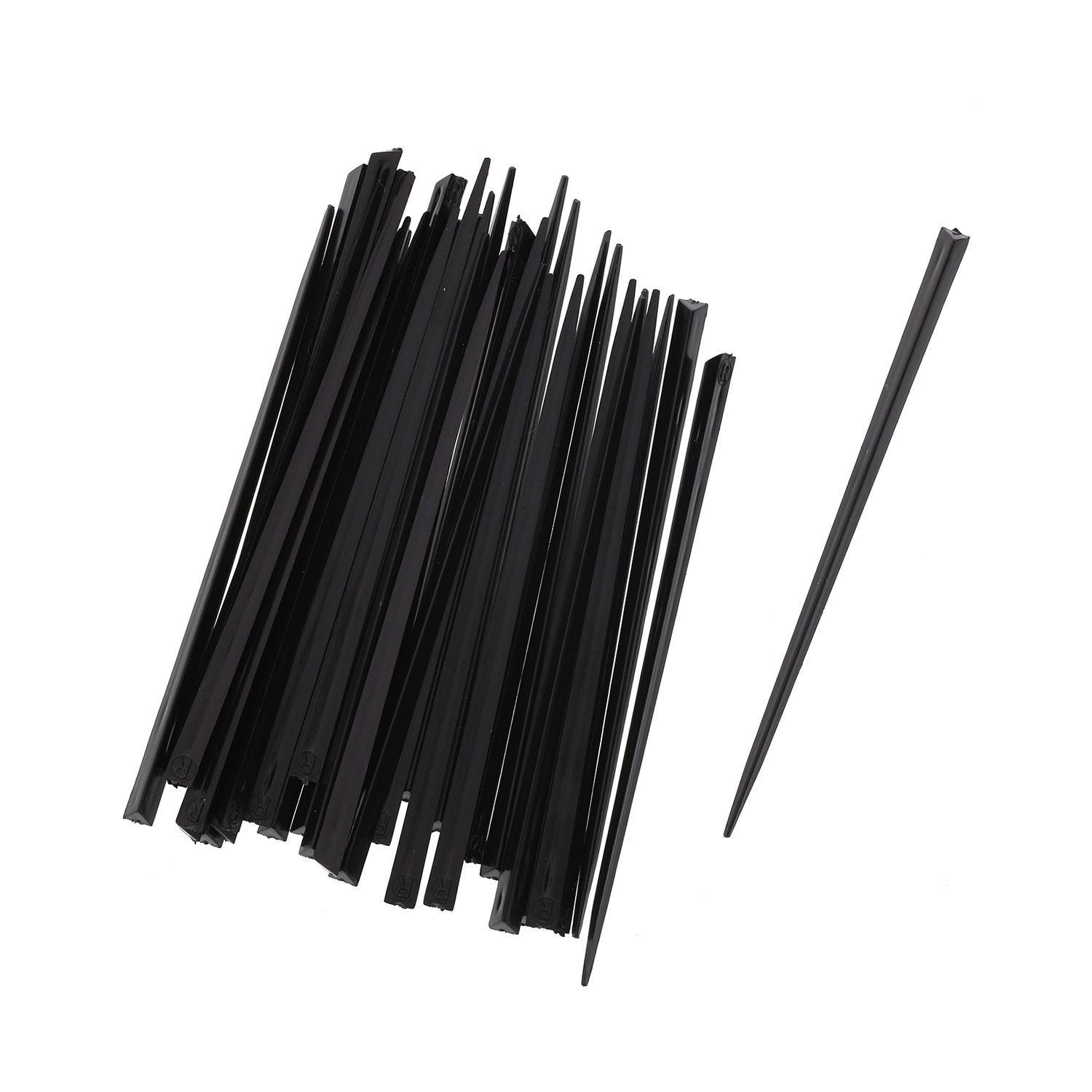 Royal Prism Picks 4-inch black fruit skewers for easy appetizers.