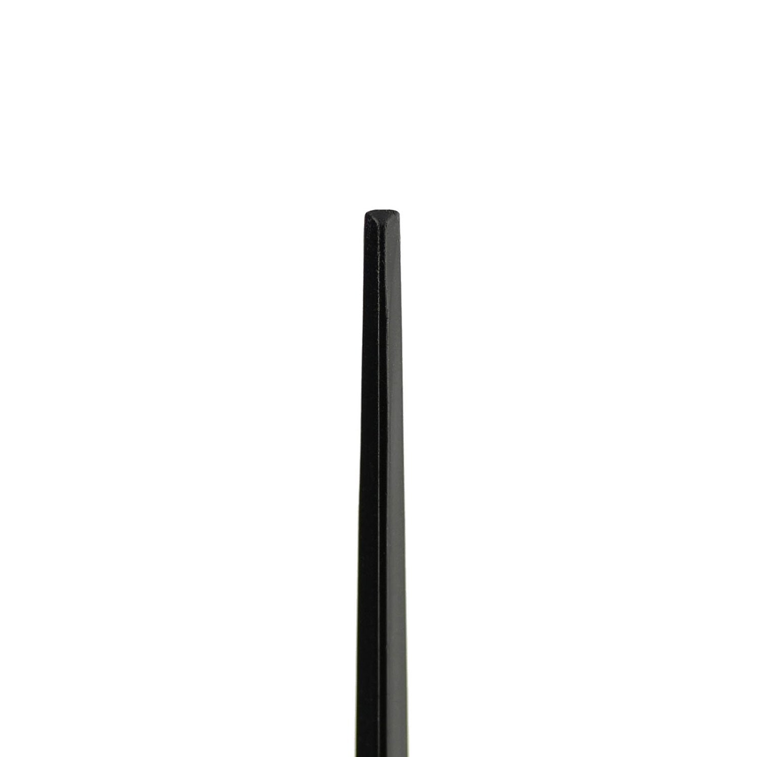 Royal Prism Picks 4-inch black mini kebobs for cold foods.
