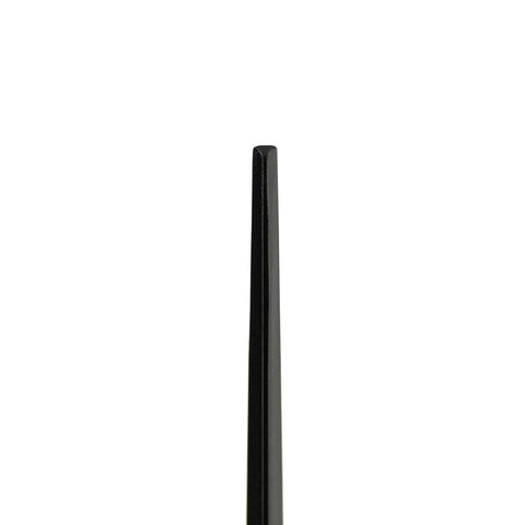 Royal Prism Picks 4-inch black mini kebobs for cold foods.