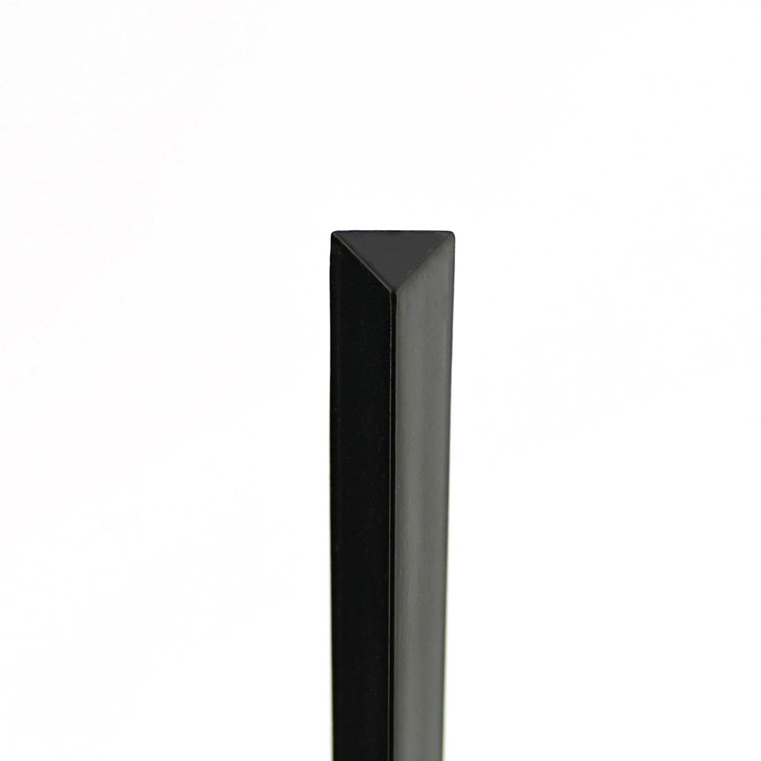 Royal Prism Picks 4-inch black garnish spears for olives and cheese.