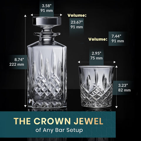 Royal Reserve bar display adds elegance to home bars or study spaces.