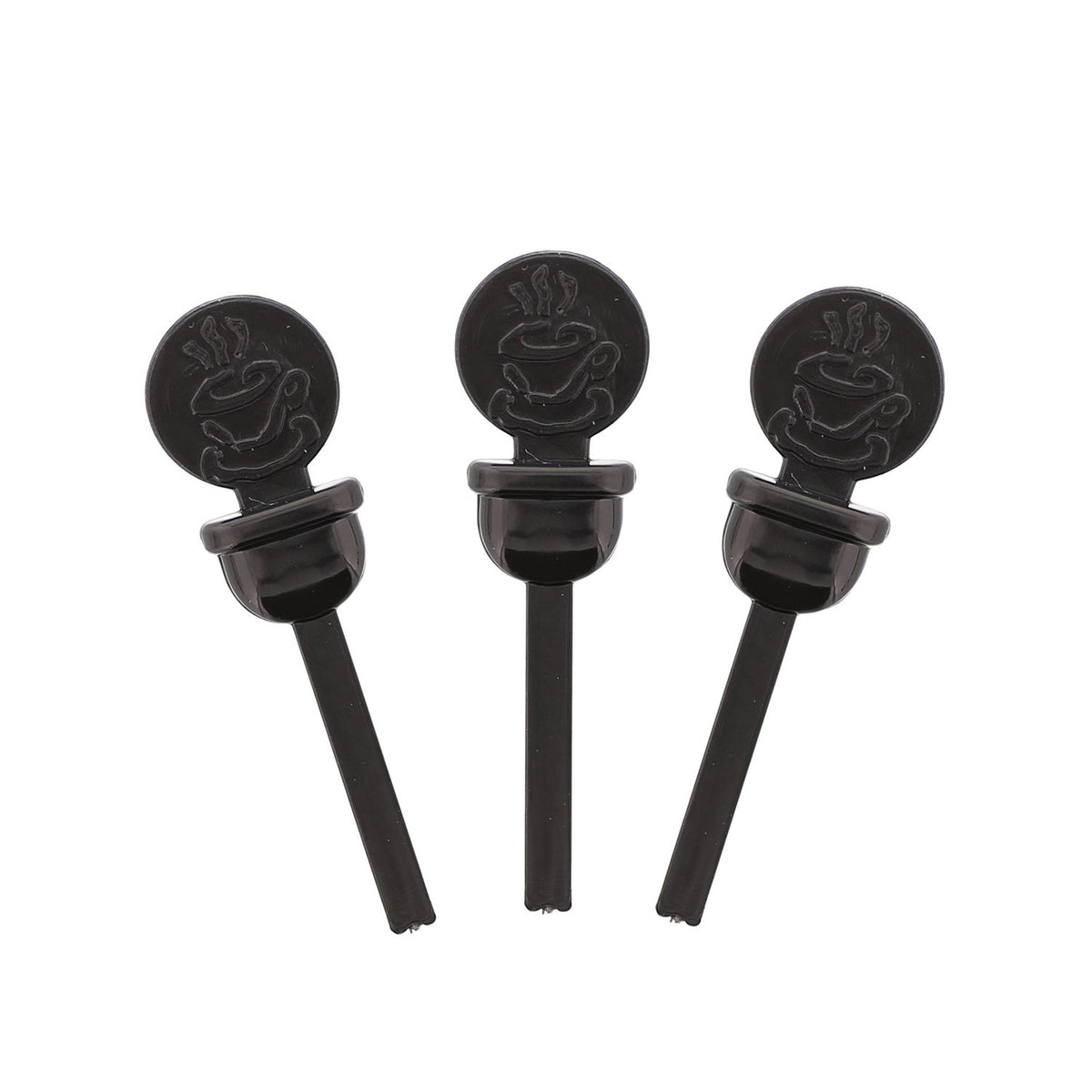 Royal StixToGo plug inside lid prevents leaks during hot coffee on the go.