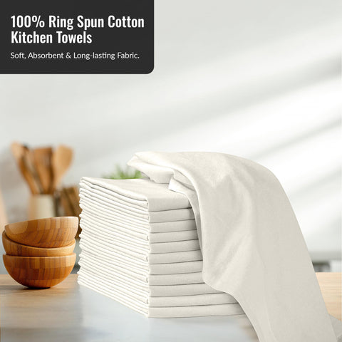 Royale Linens flour sack towel bread proofing cover in a warm breathable layer.