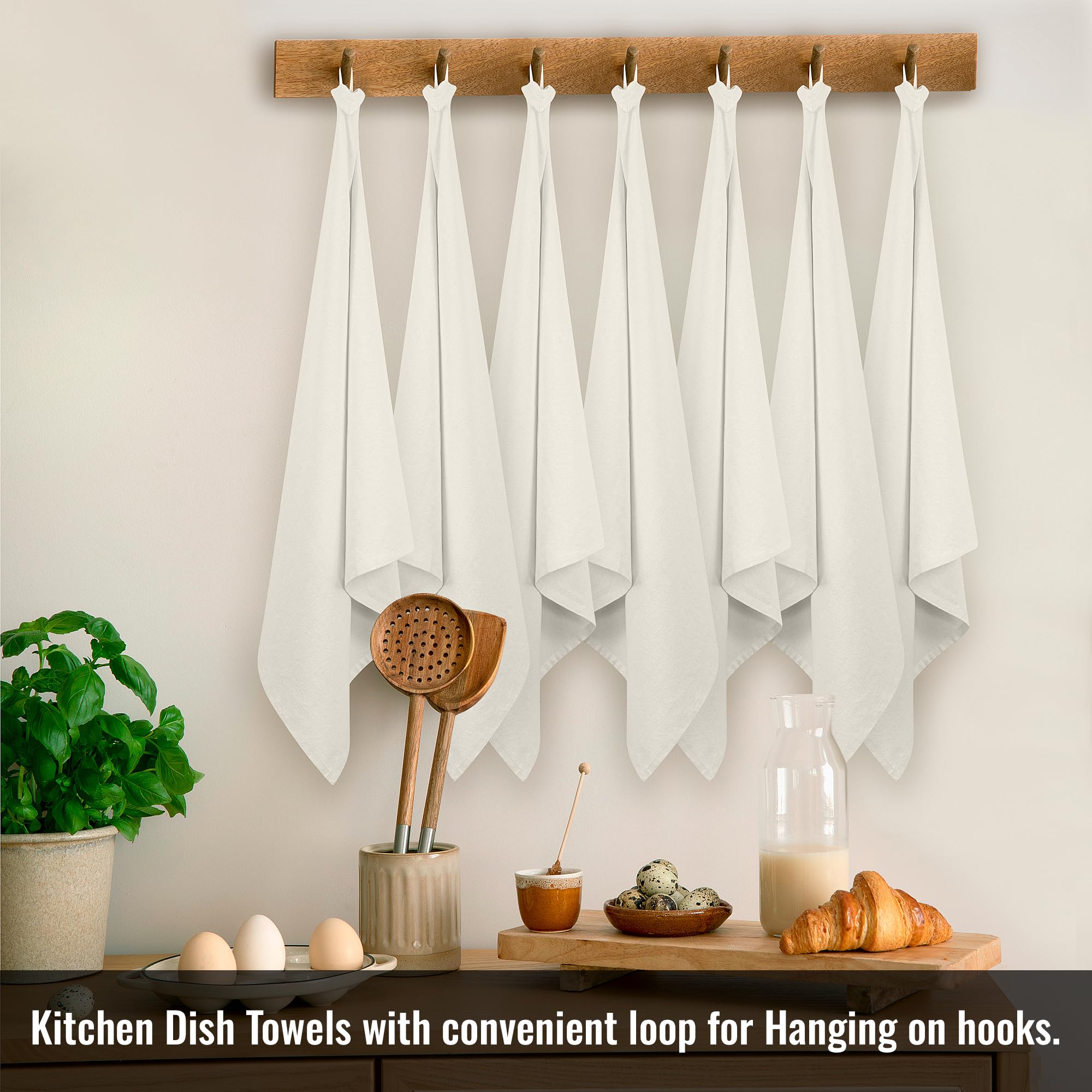 Royale Linens flour sack towel washing and reuse in daily chores.