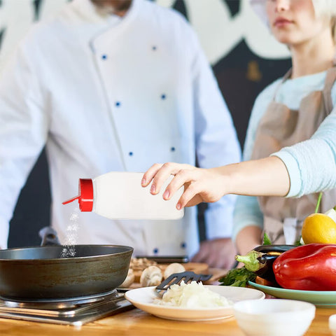 RoyalHouse 32 oz jars store spices, herbs, and powders with generous capacity.