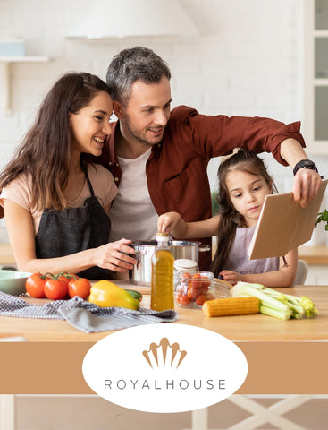 RoyalHouse bamboo roll-top bread box assembled, ready to place on your counter.