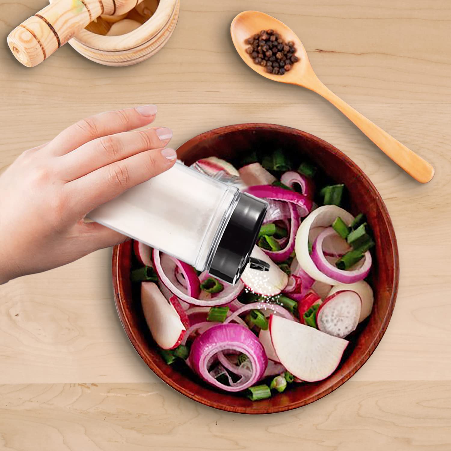 RoyalHouse durable lightweight jars simplify daily kitchen organization.